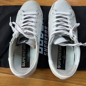 Golden Goose SSENSE Exclusive White Sunday Superstar Sneakers